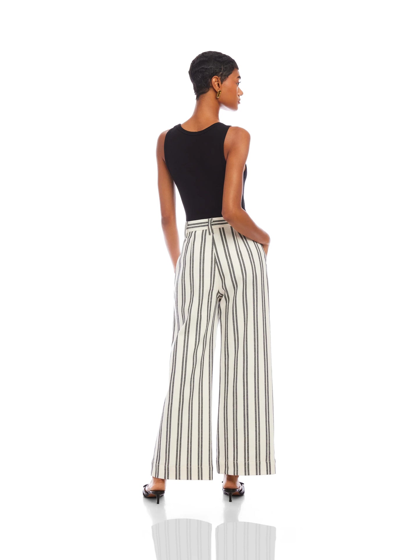 Striped Cropped Pant