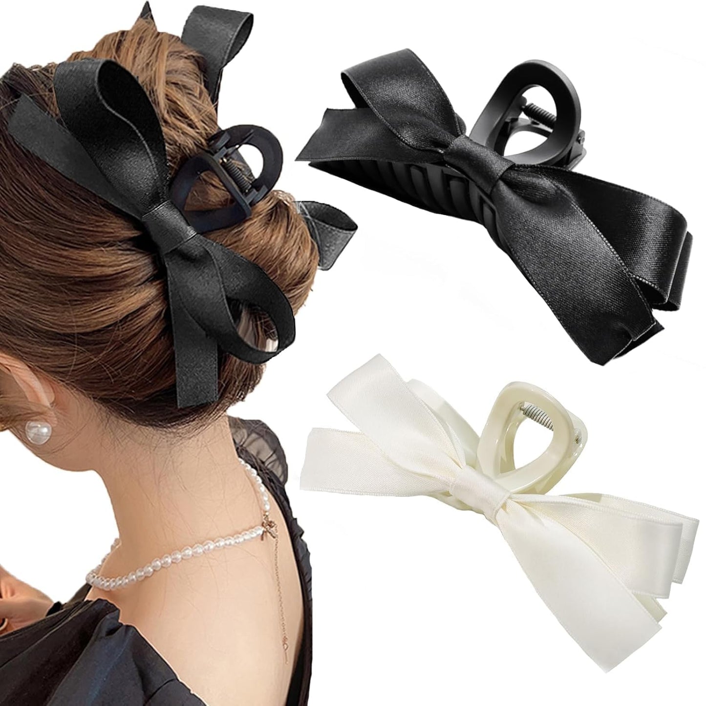 Ribbon Bow Clip