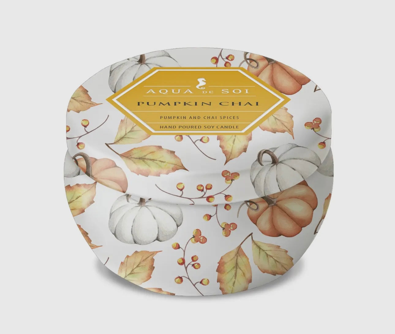 Pumpkin Chai 9 oz Tin Candle