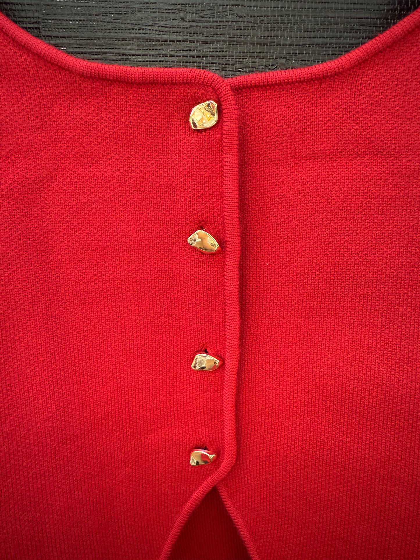 Mara Cherry Button Down Tank