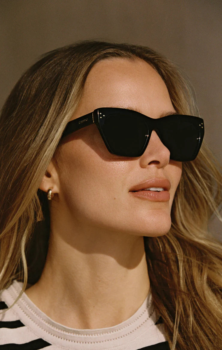 Park Ave Black Sunglasses