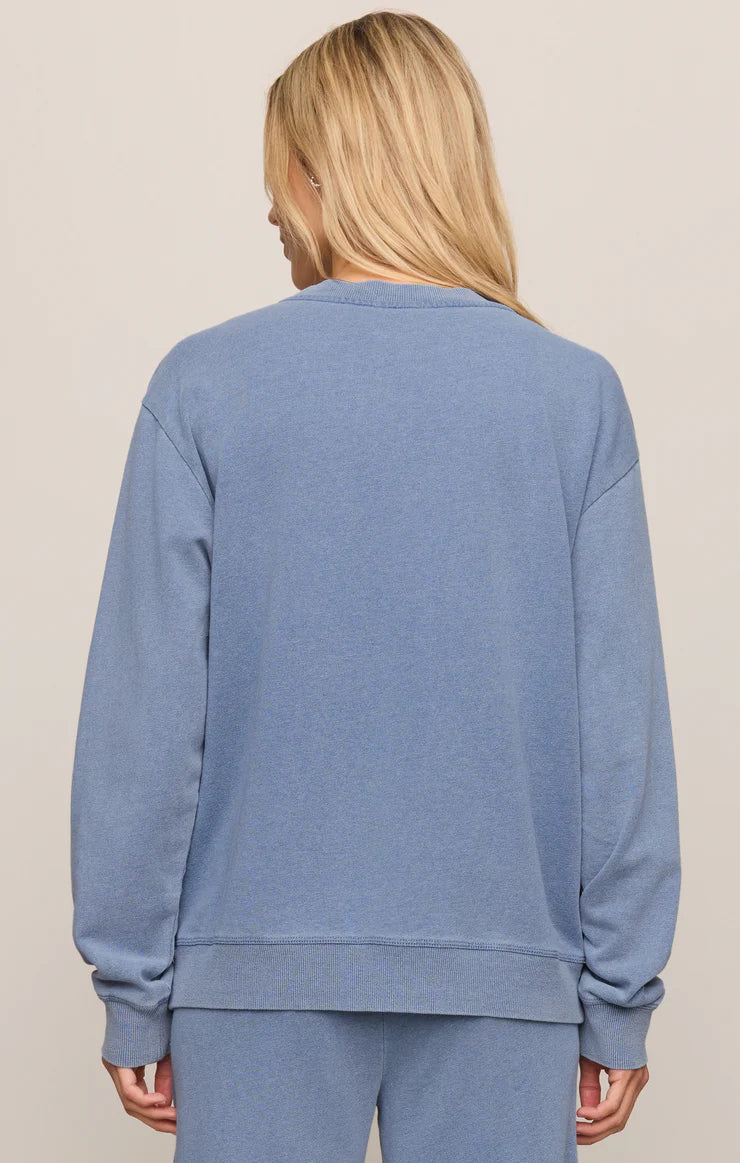Knit Denim Cardigan