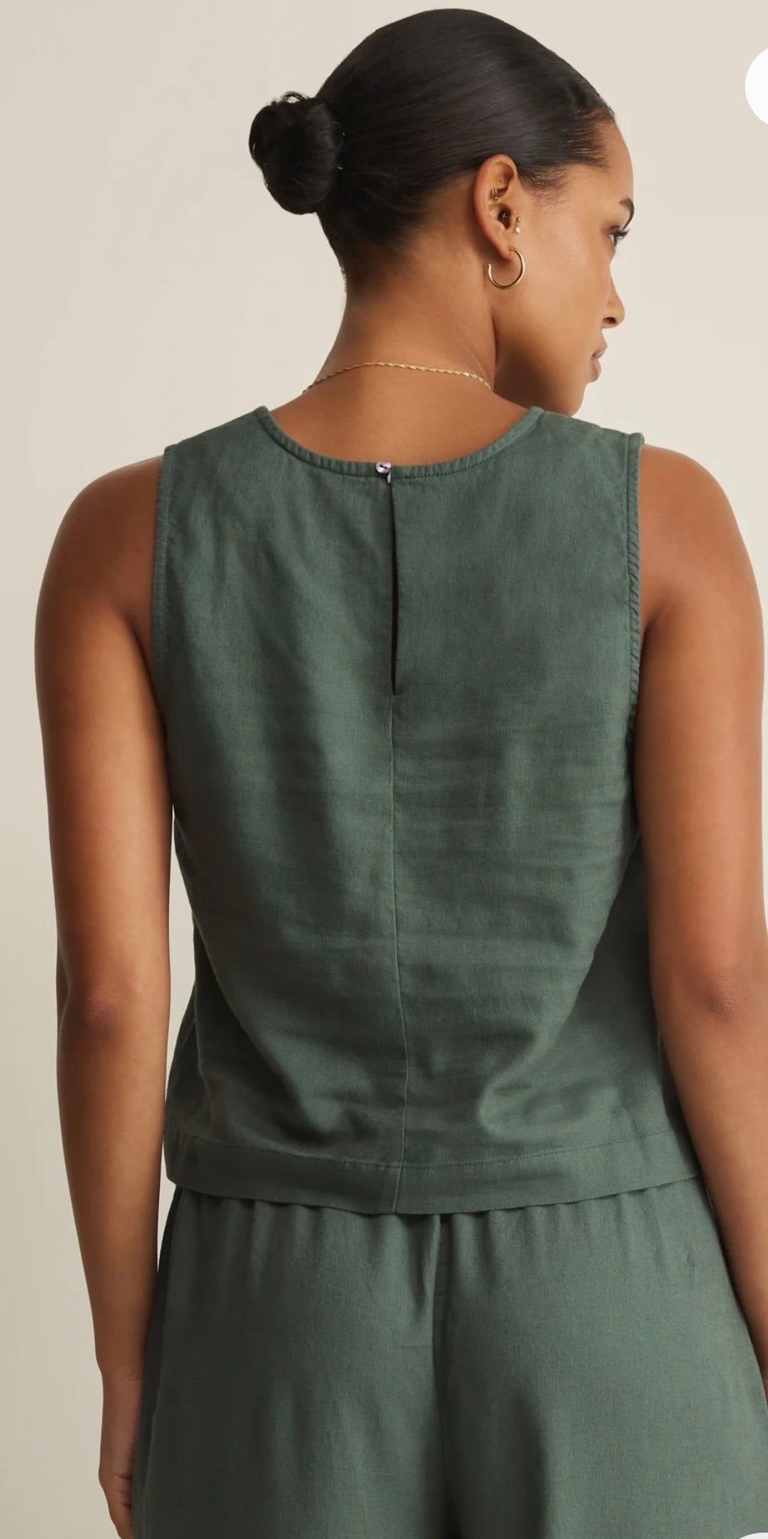Sloane Linen Everglade Tank