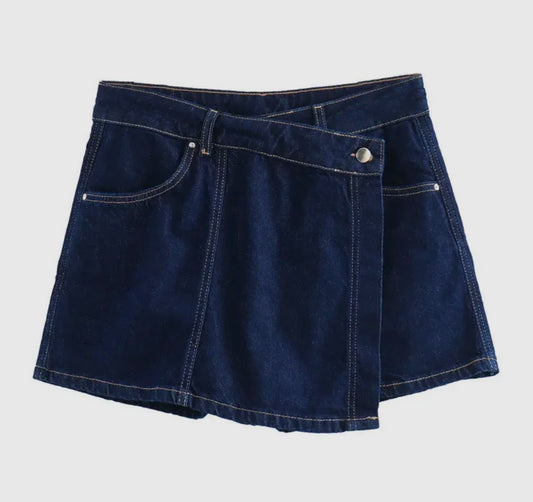 Dark Denim Skort (Set)