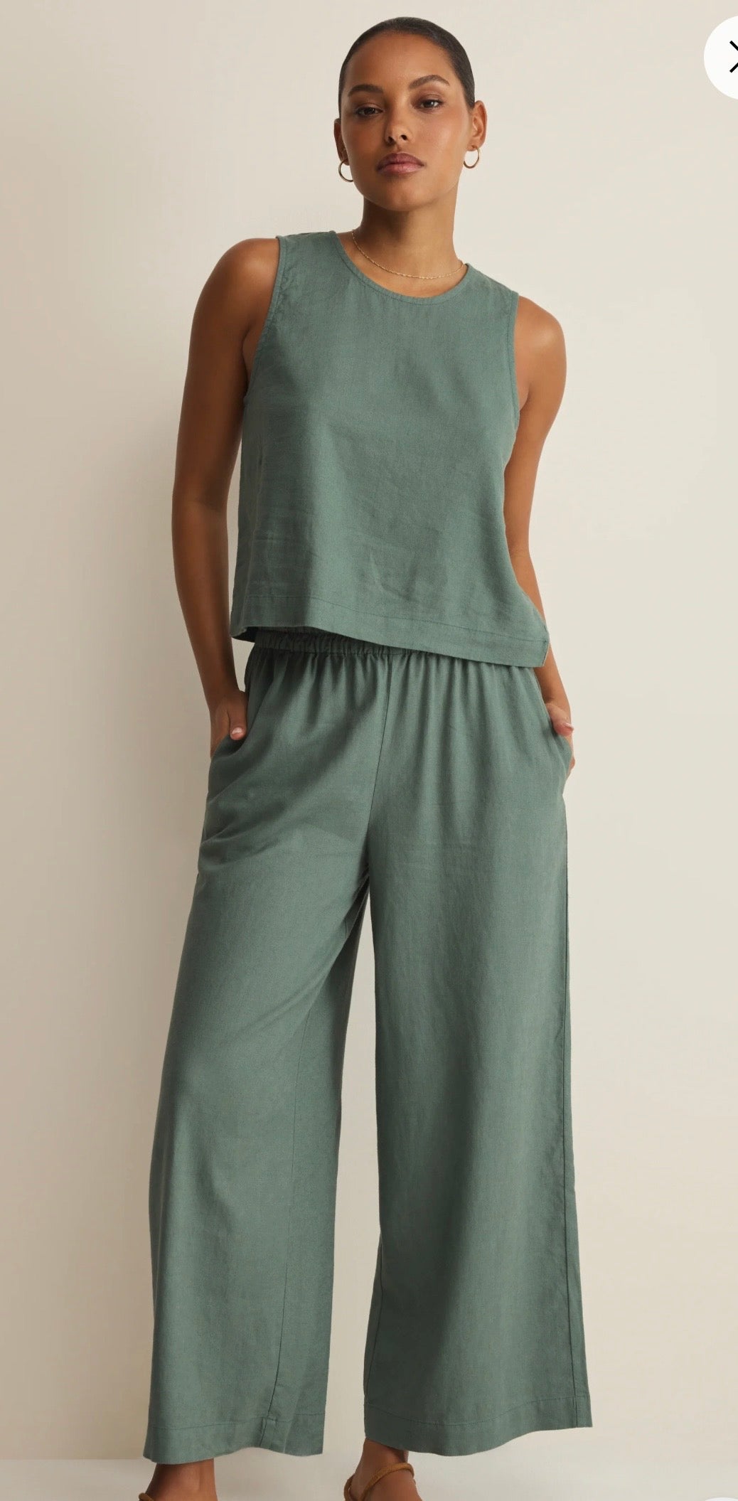 Sloane Linen Everglade Tank