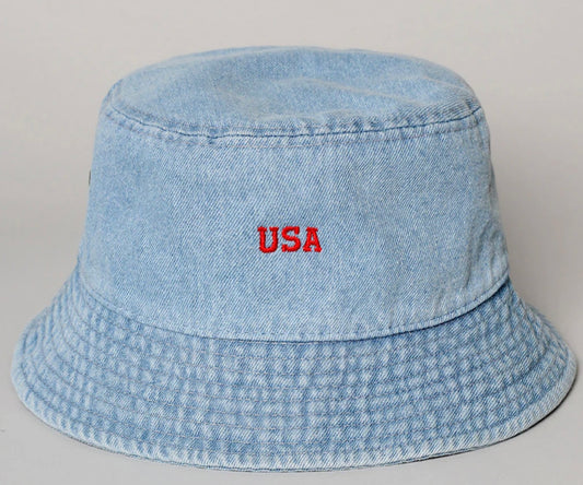 USA Denim Bucket Hat
