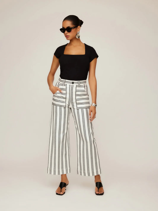 Striped Cropped Pant