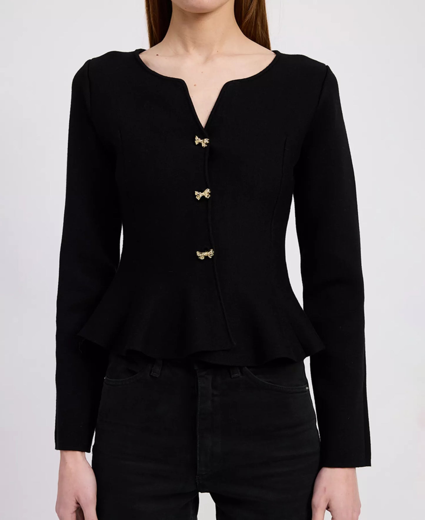 Bow Button Cardigan