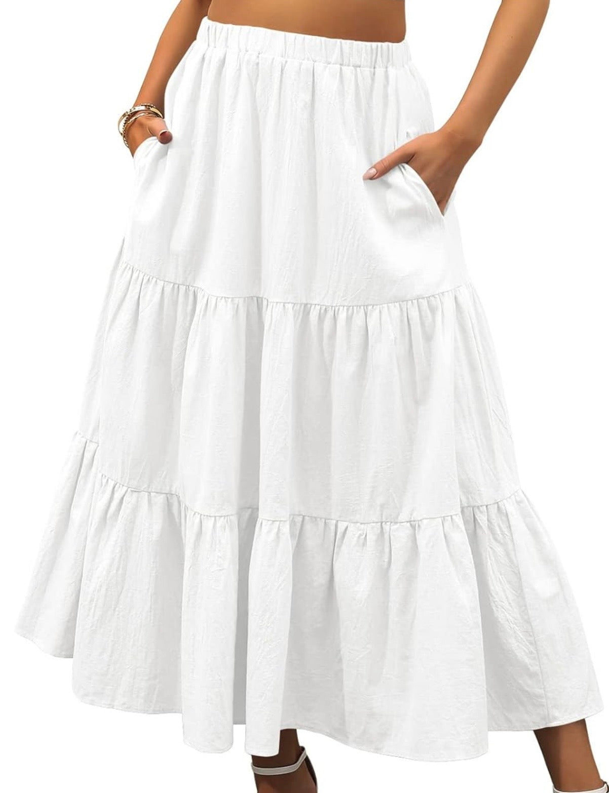 Tiered Maxi Skirt
