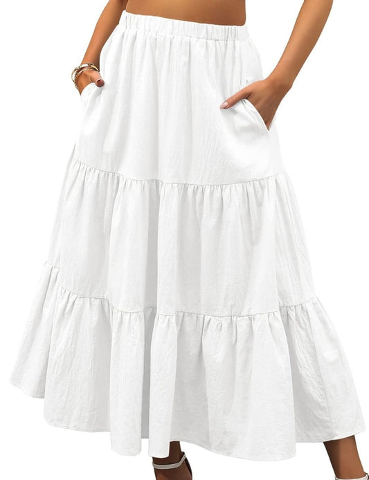Tiered Maxi Skirt