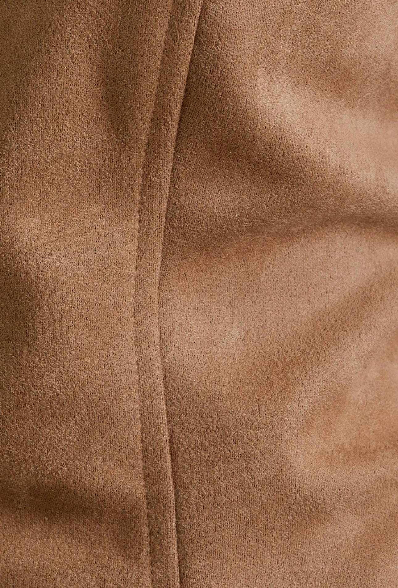 Suede Strapless Blazer Top