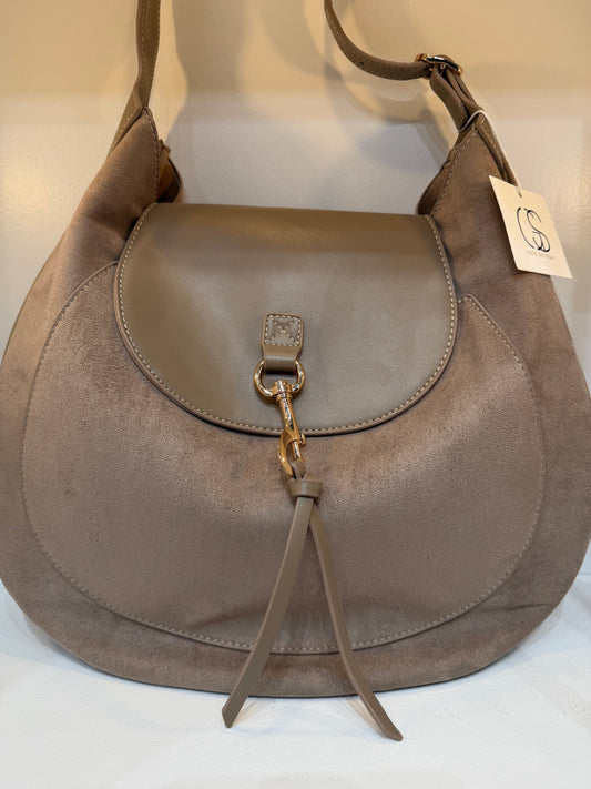 Suede Hobo Bag