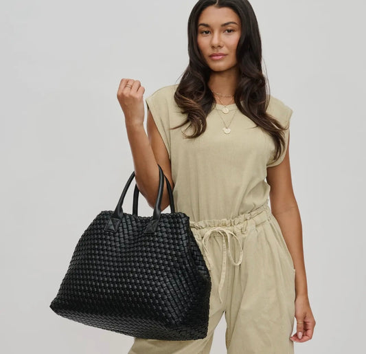 Black Woven Bag