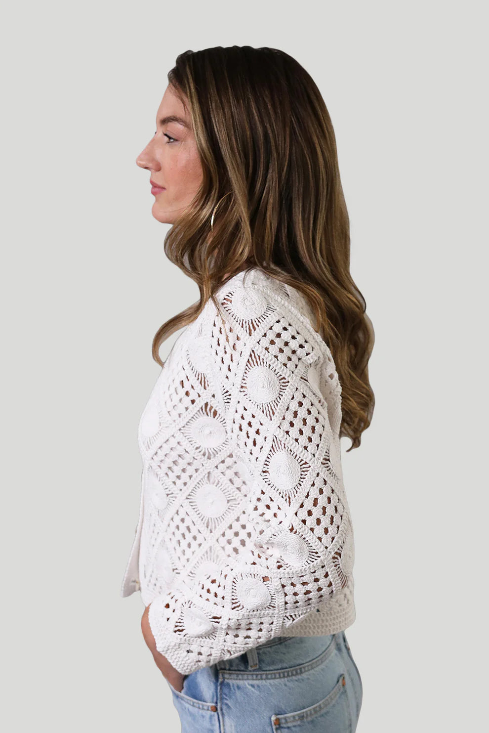 Violette Crochet Cardigan