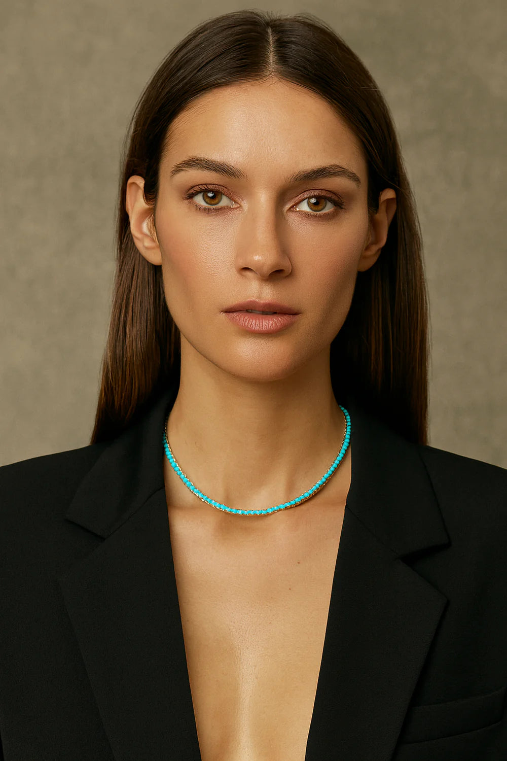 Turquoise Tennis Necklace