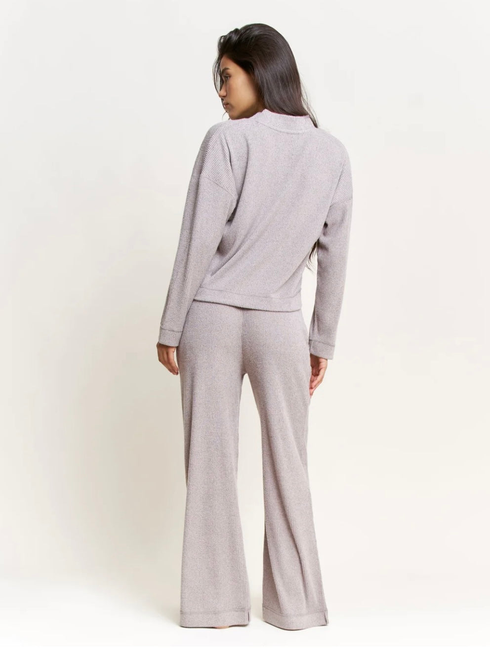 Heather Grey Cardi Set