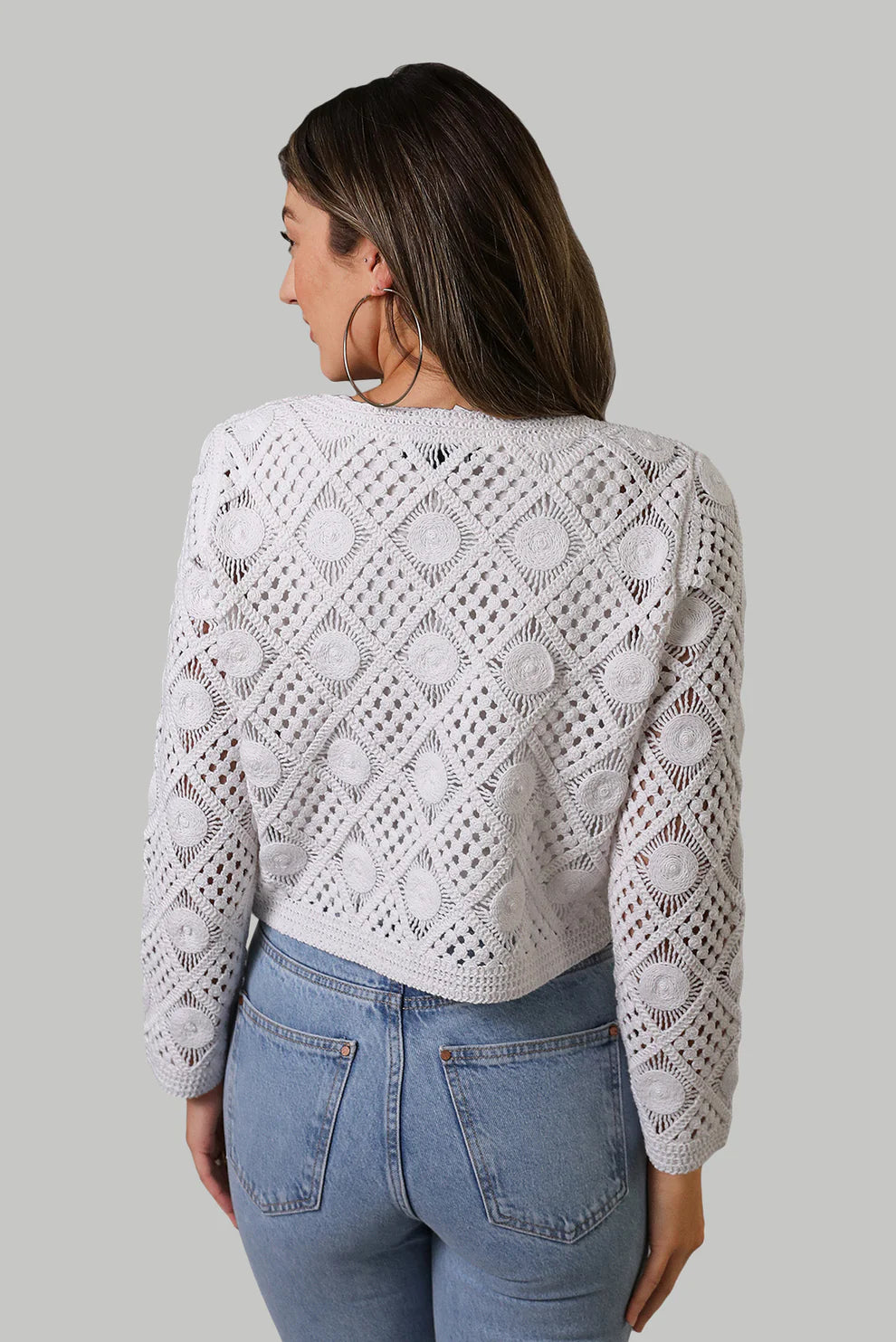 Violette Crochet Cardigan