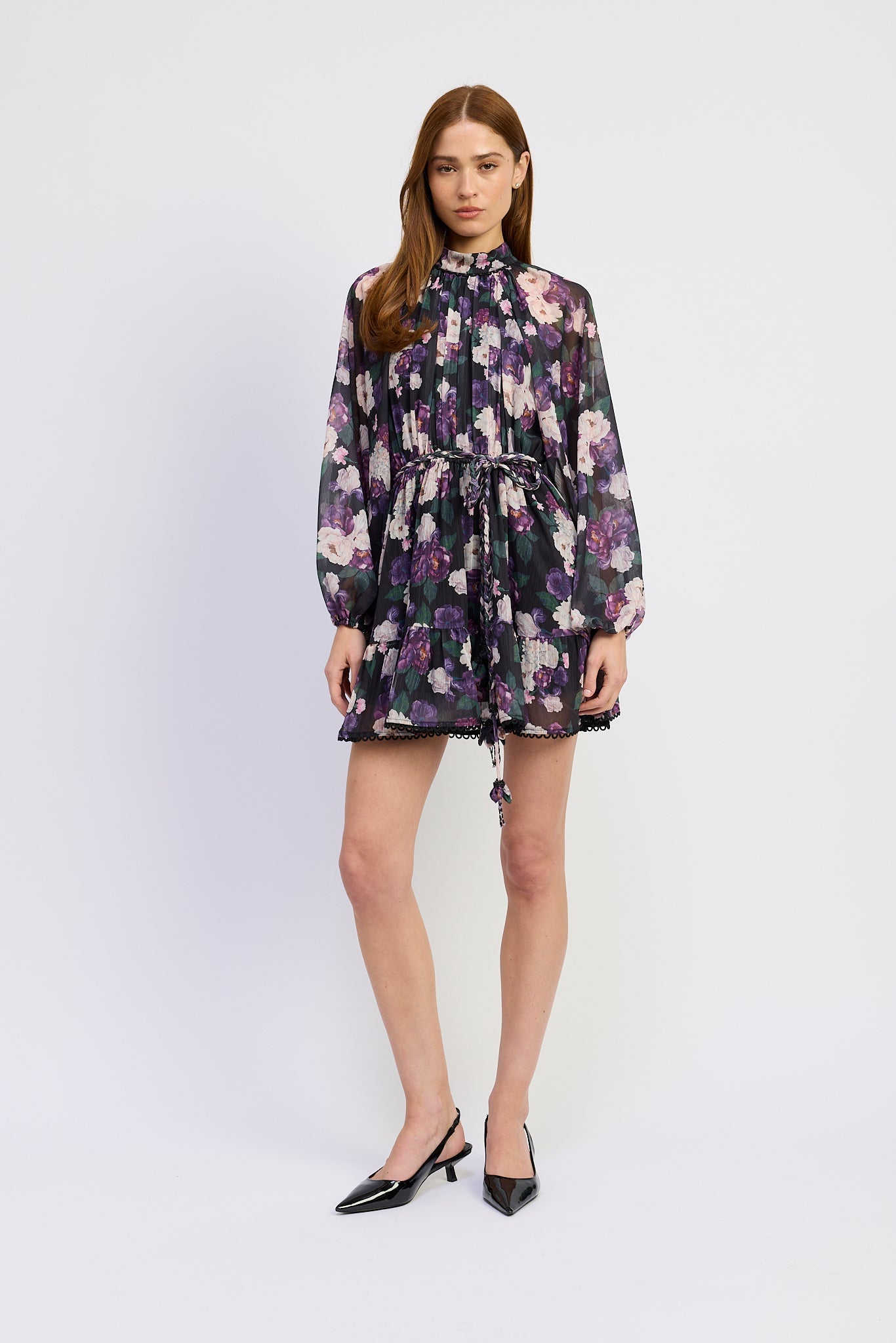 Jasmine Long Sleeve Mini Dress