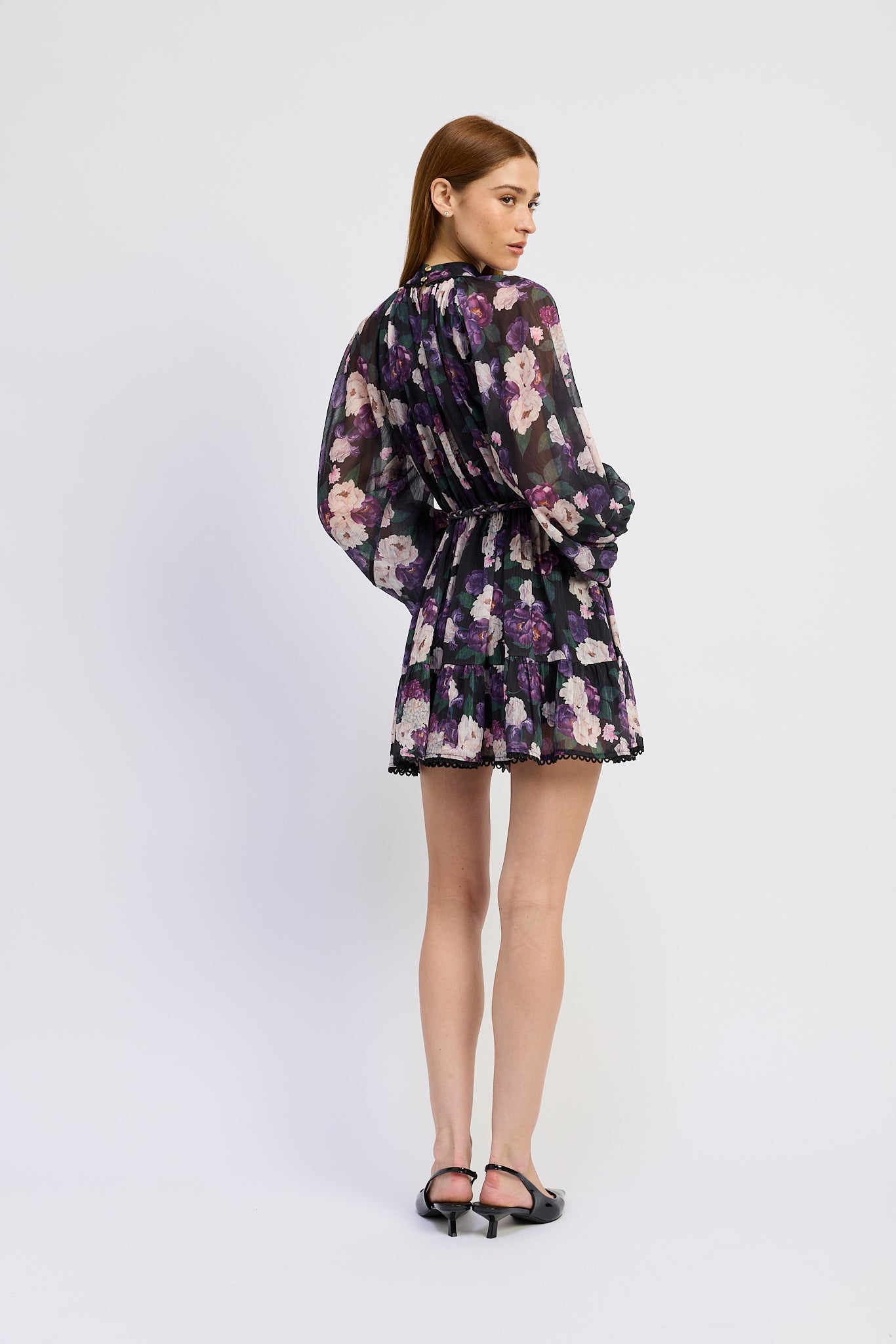 Jasmine Long Sleeve Mini Dress
