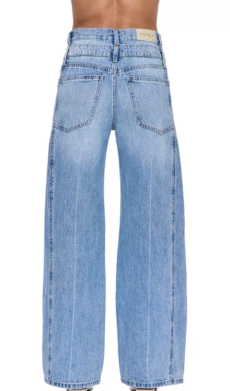 Caleb High Rise Relaxed Stacked Waist