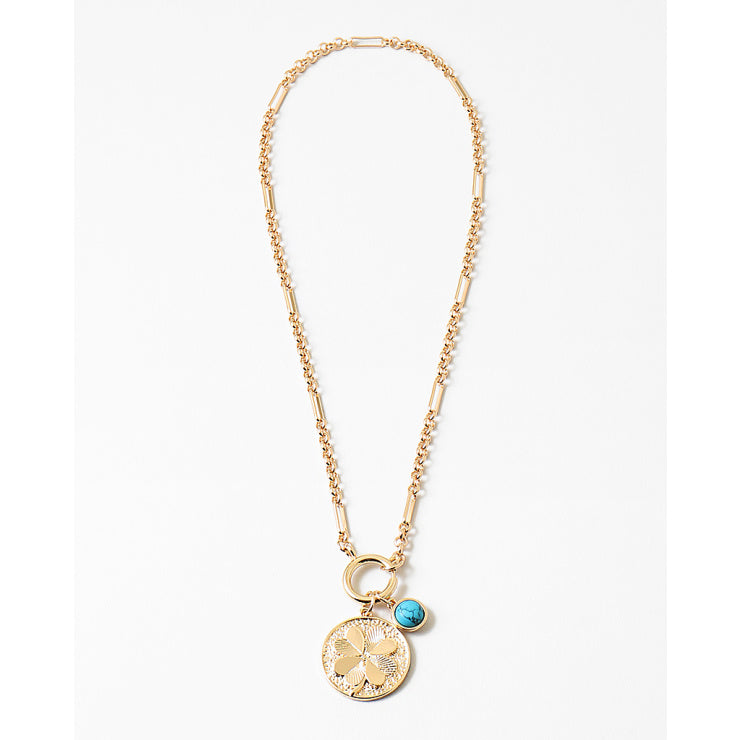 Gold Lucky Coin Necklace