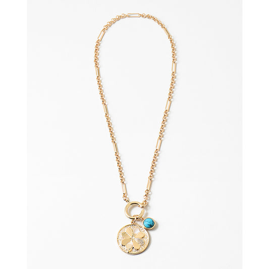 Gold Lucky Coin Necklace