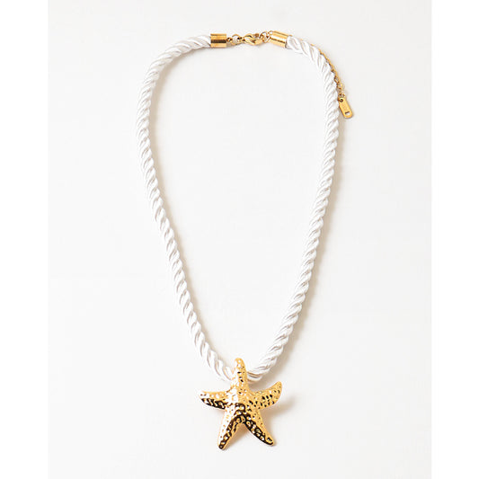 Small Gold Starfish Necklace