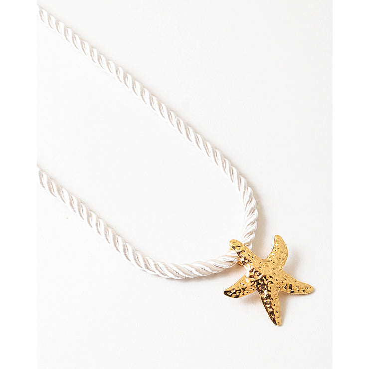 Small Gold Starfish Necklace