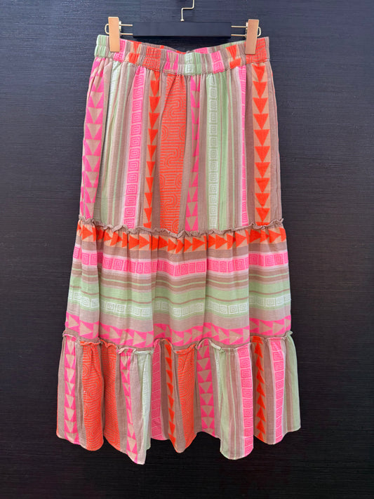 Neon Leni Maxi Skirt