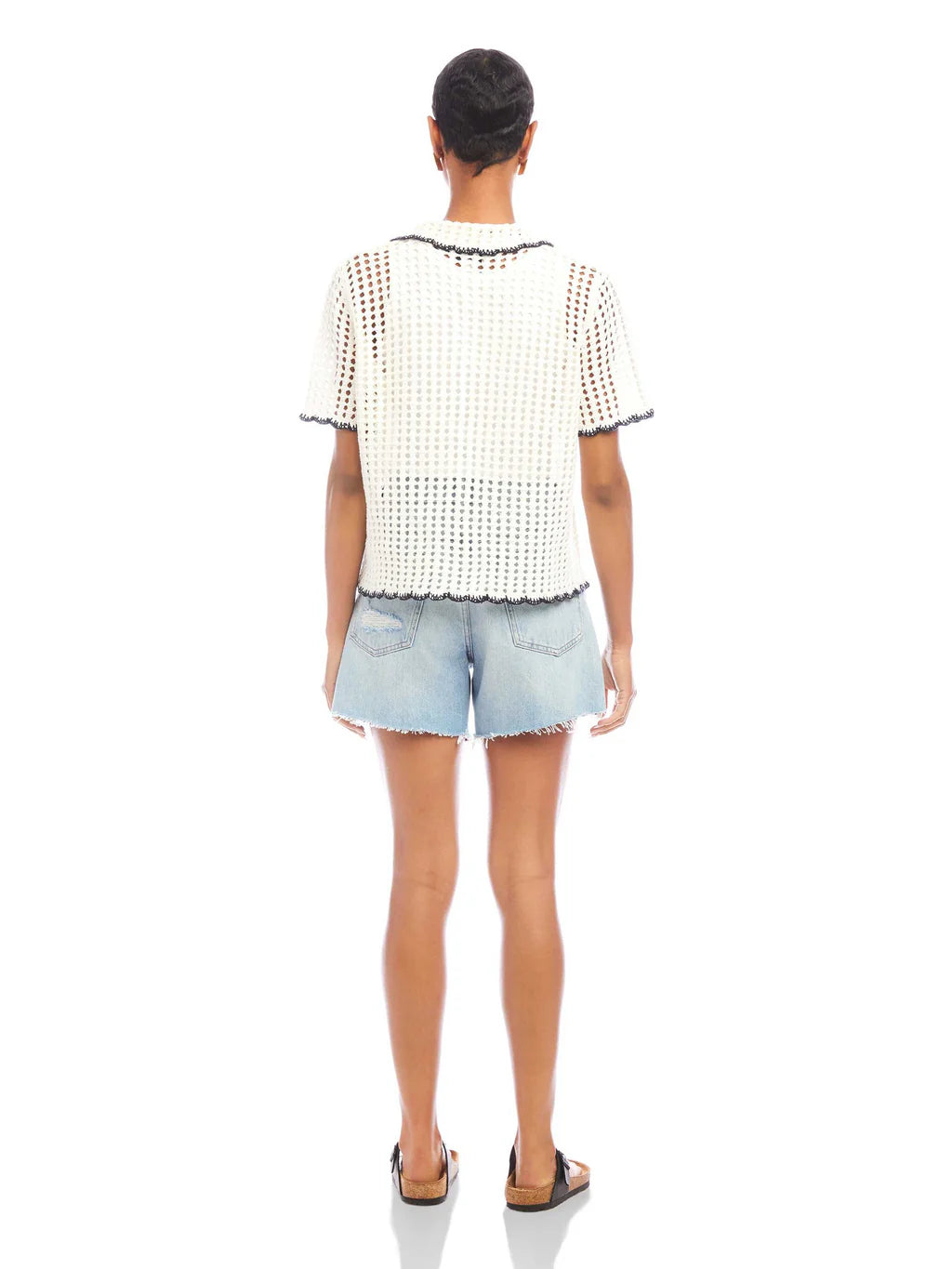 Gemma Crochet SS Sweater