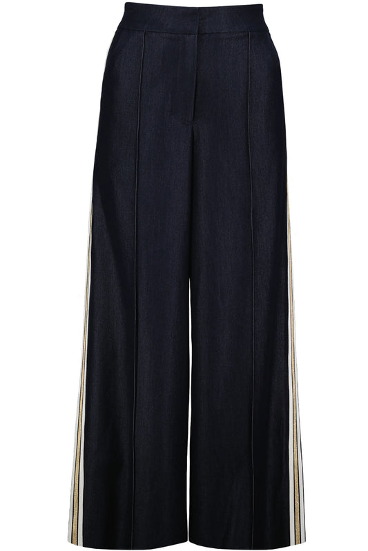 Indigo Tencel Dress Track Pant