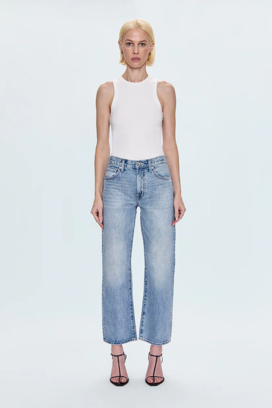 Lexi Bowed Straight Denim