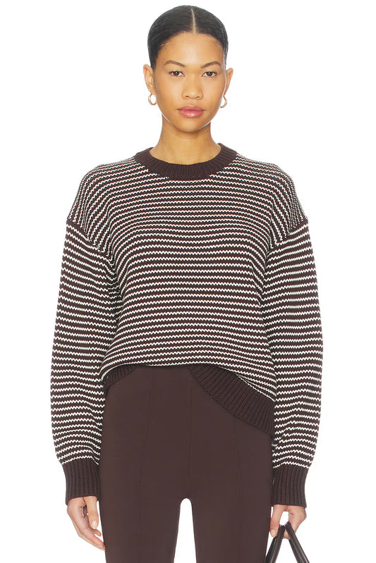 Aura Relaxed Crew Neck Sweater