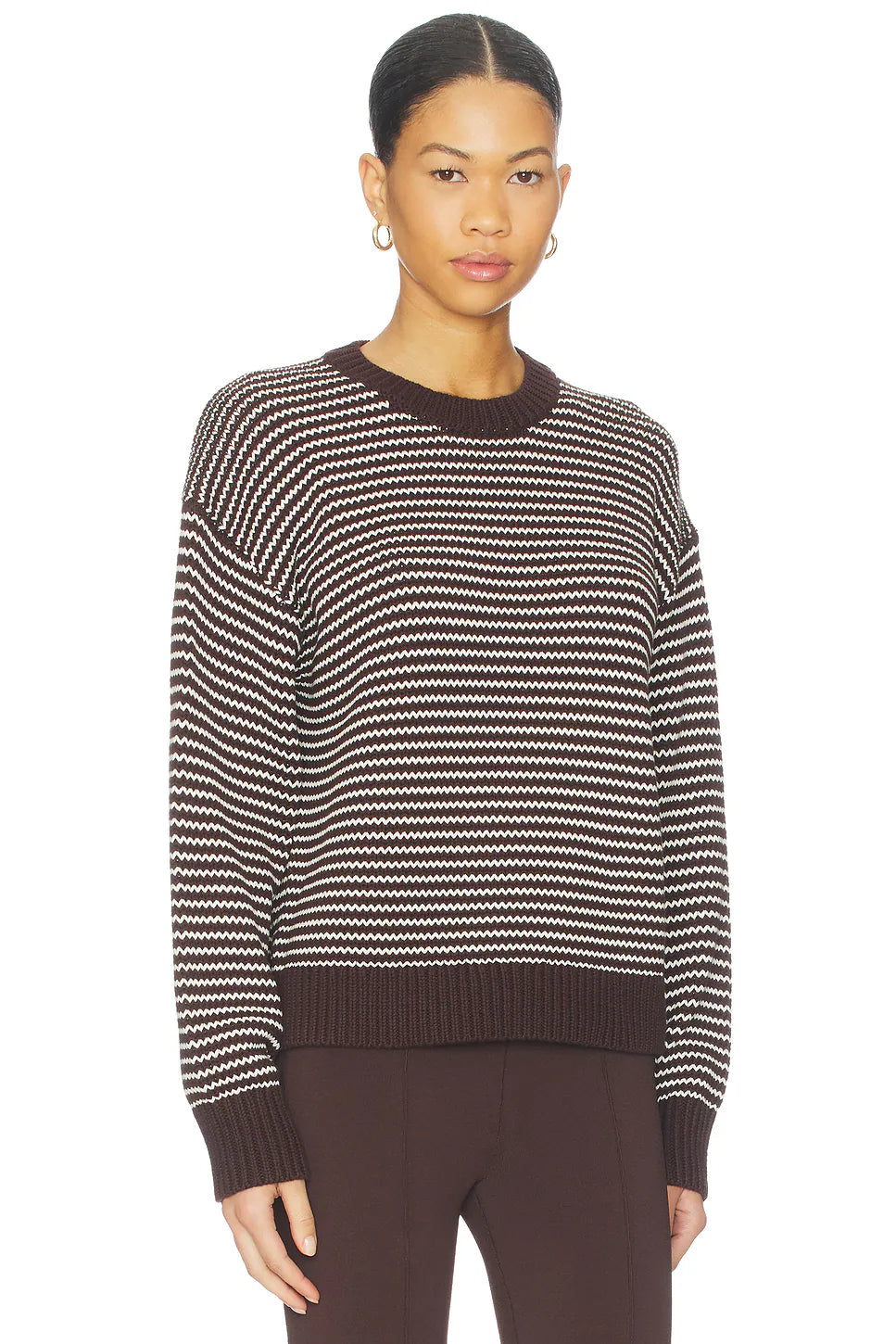 Aura Relaxed Crew Neck Sweater