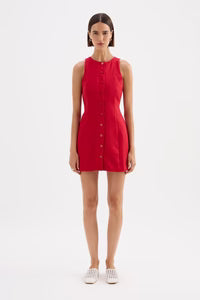 Mazi Linen Mini Dress
