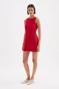 Mazi Linen Mini Dress