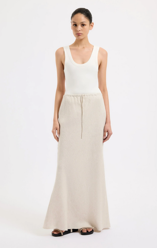 Amani Linen Maxi Skirt