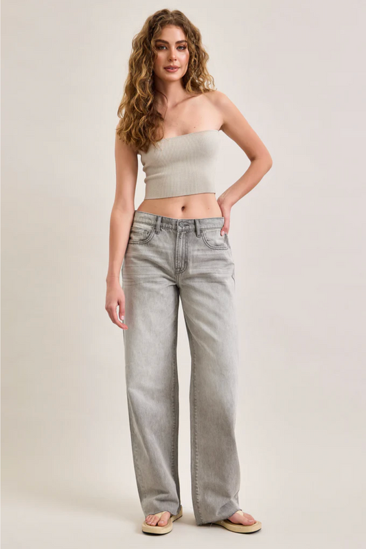 Alix Grey Low Rise Baggy Jean