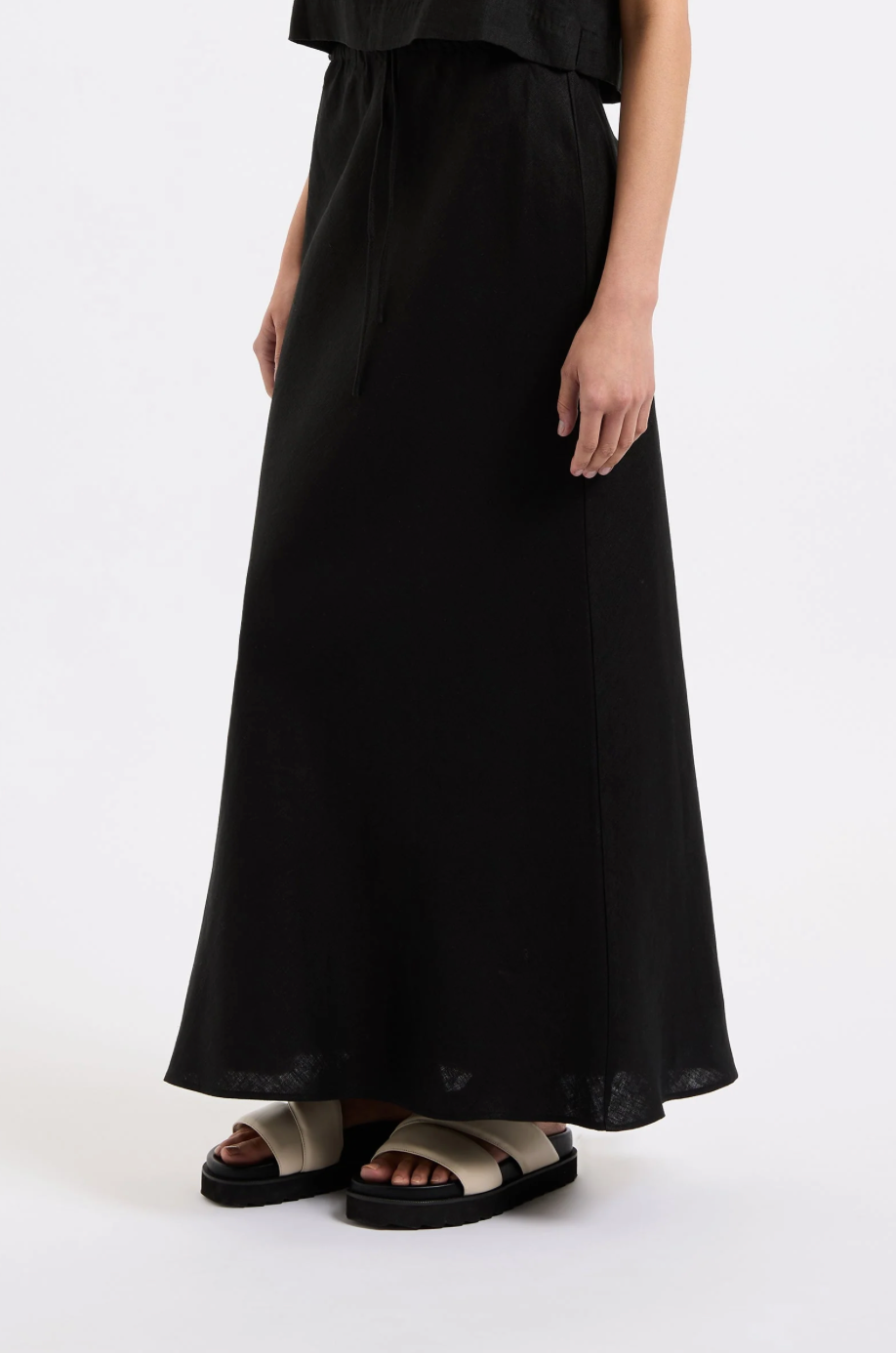 Amani Linen Maxi Skirt
