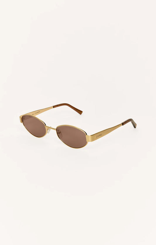 Palisades Satin Gold Sunglasses