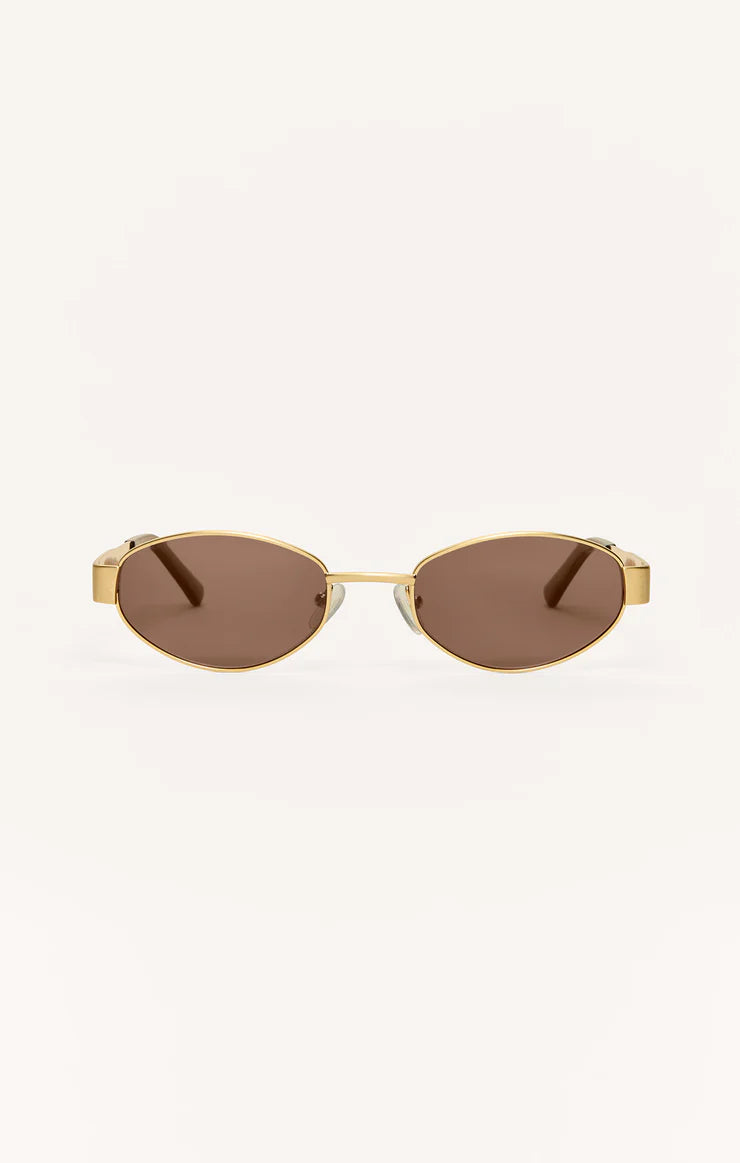 Palisades Satin Gold Sunglasses