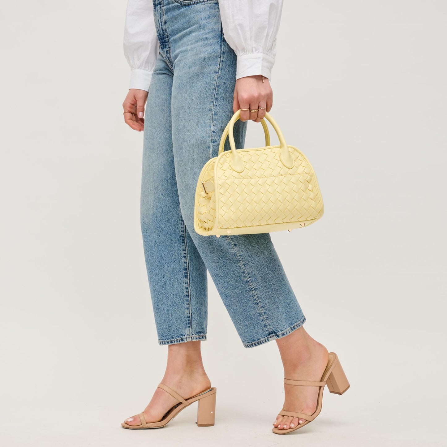 Woven Ivory Bag